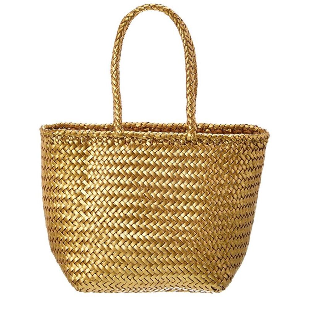 Dragon Diffusion Grace Small Leather Shoulder Bag, Gold